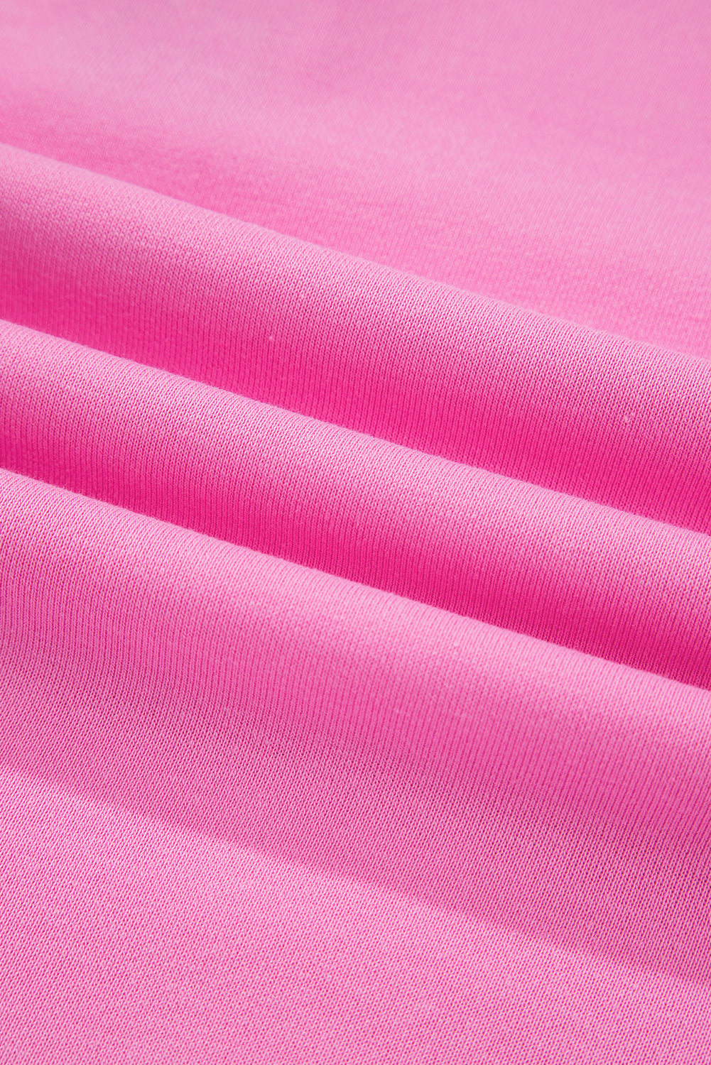 Pink Contrast Striped Collar Patchwork Puff Sleeve Ruffle Hem Mini Dress