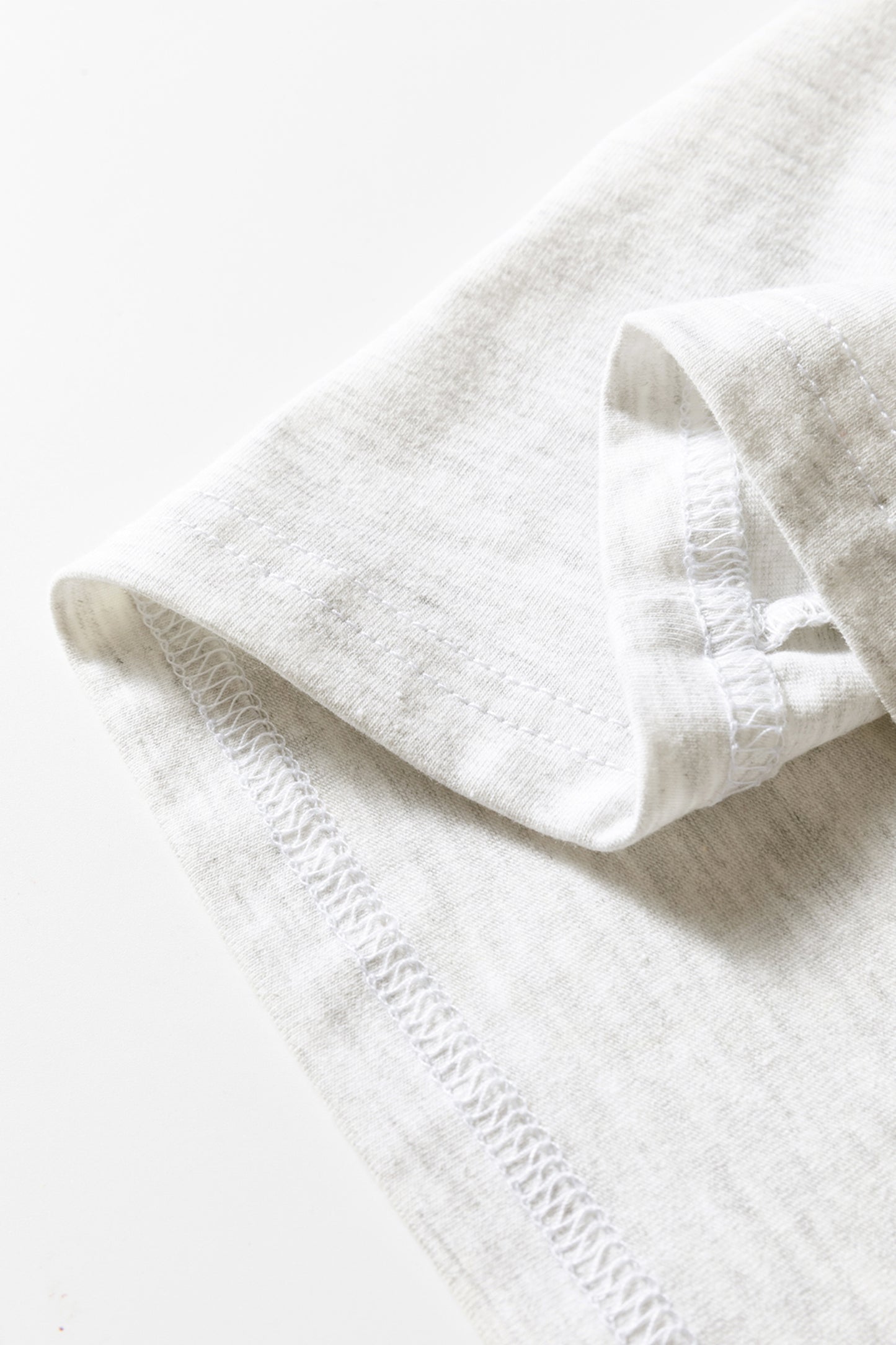 Oatmeal Shirred Cuffs Puff Sleeve Peasant Top