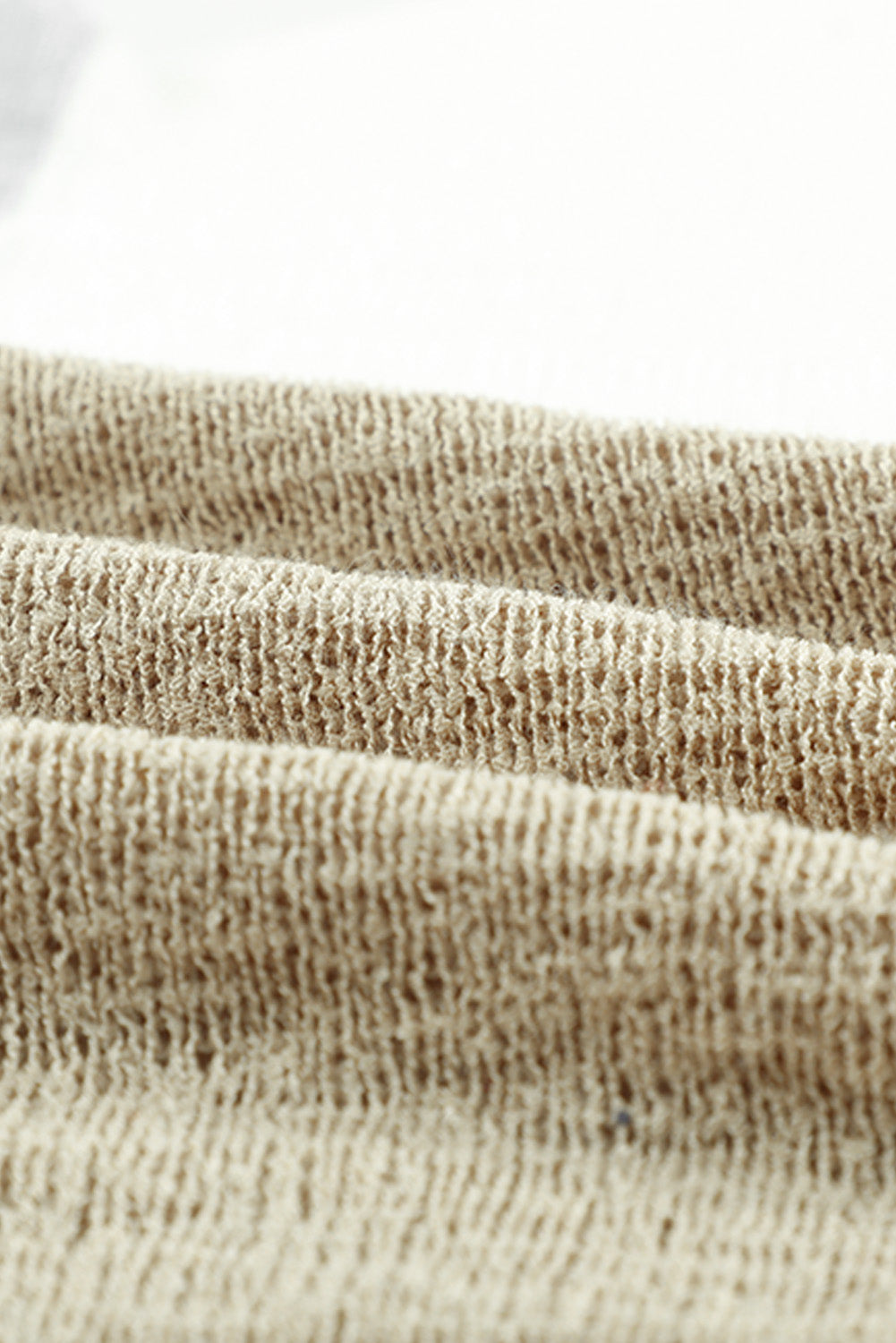 Gray Color Block Knitted Tank Top