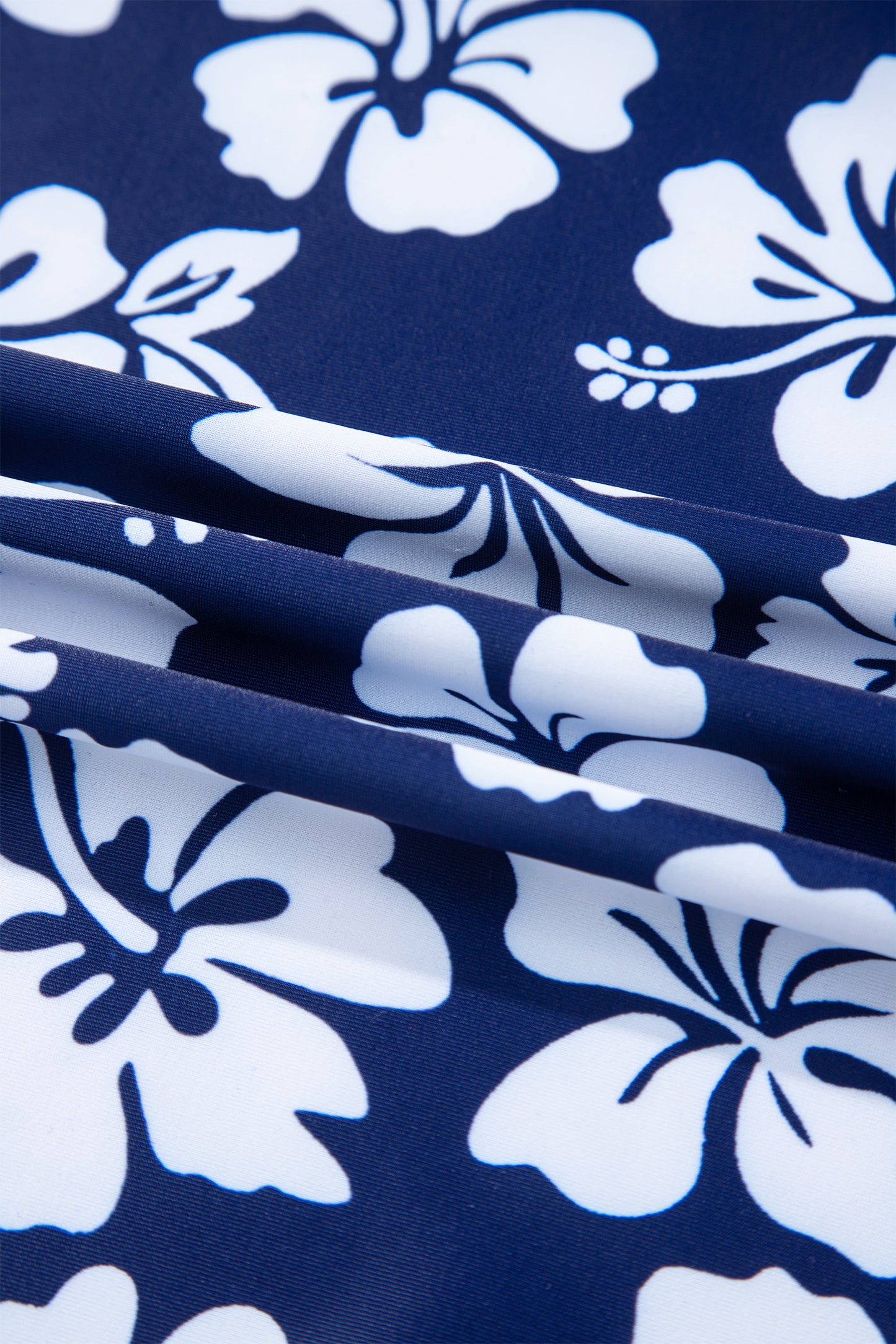 Sail Blue Color Block Patchwork Bow Knot Detail Sleeveless Swim Dress