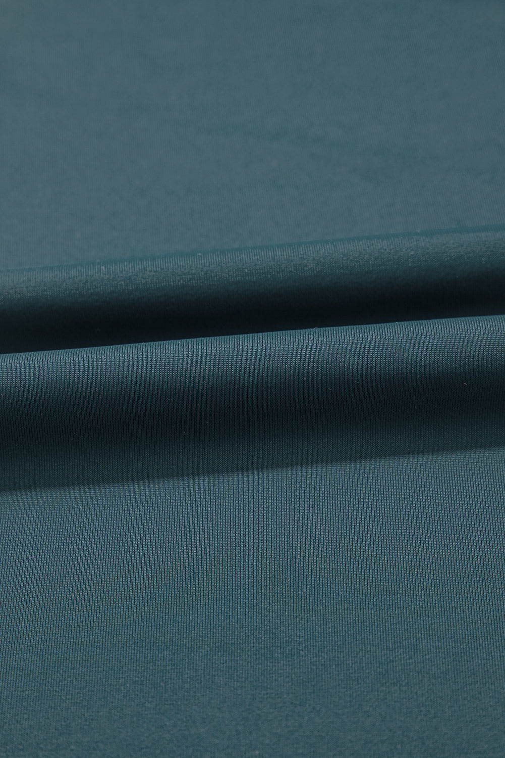 Sea Green Solid Pocketed Crossover High Waist Swim Skort