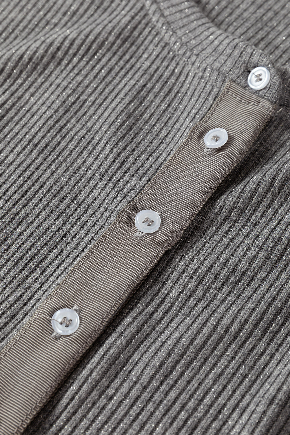 Sleet Ribbed Knit Button Down Slim Cardigan