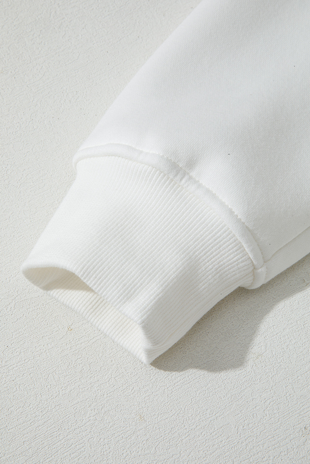 White FARM FRESH PUMPKINS Embroidered Graphic Thanksgiving Holiday Sweatshirt