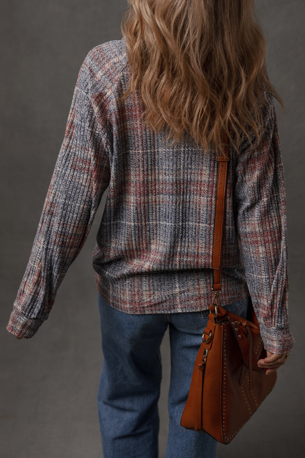 Multicolour Plaid Textured Chest Pocket Vintage Shirt