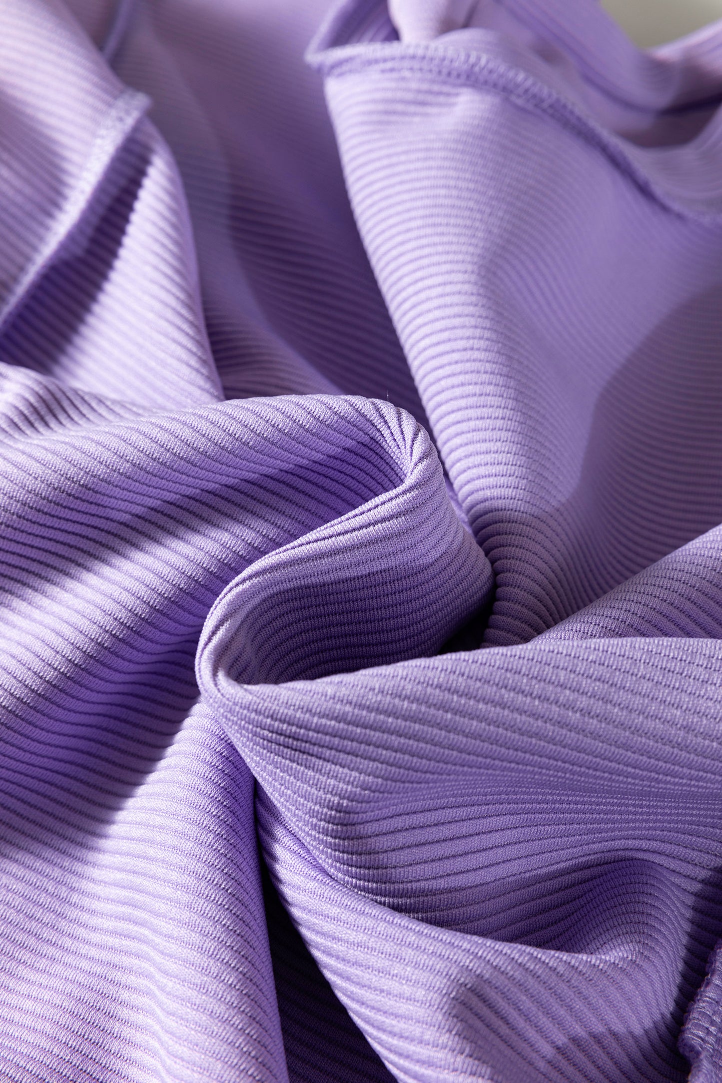 Lavendula Horizontal Ribbed Exposed Seam Detail Drop Shoulder Baggy Pullover