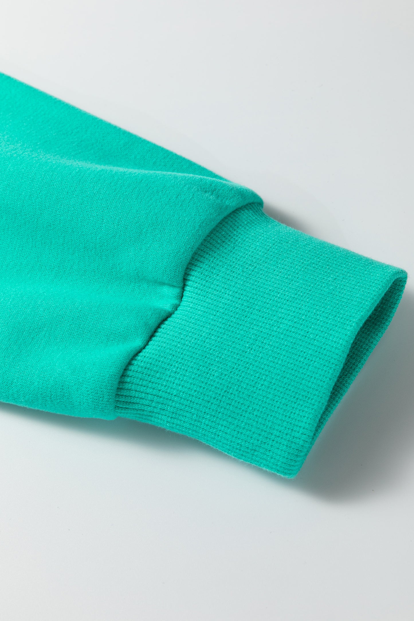 Apricot Pink Oversize Mock Neck Sweatshirt