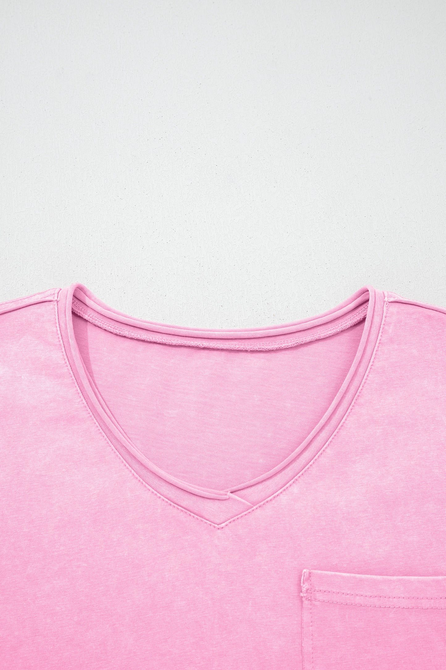 Sachet Pink Cotton Mineral Wash T Shirt