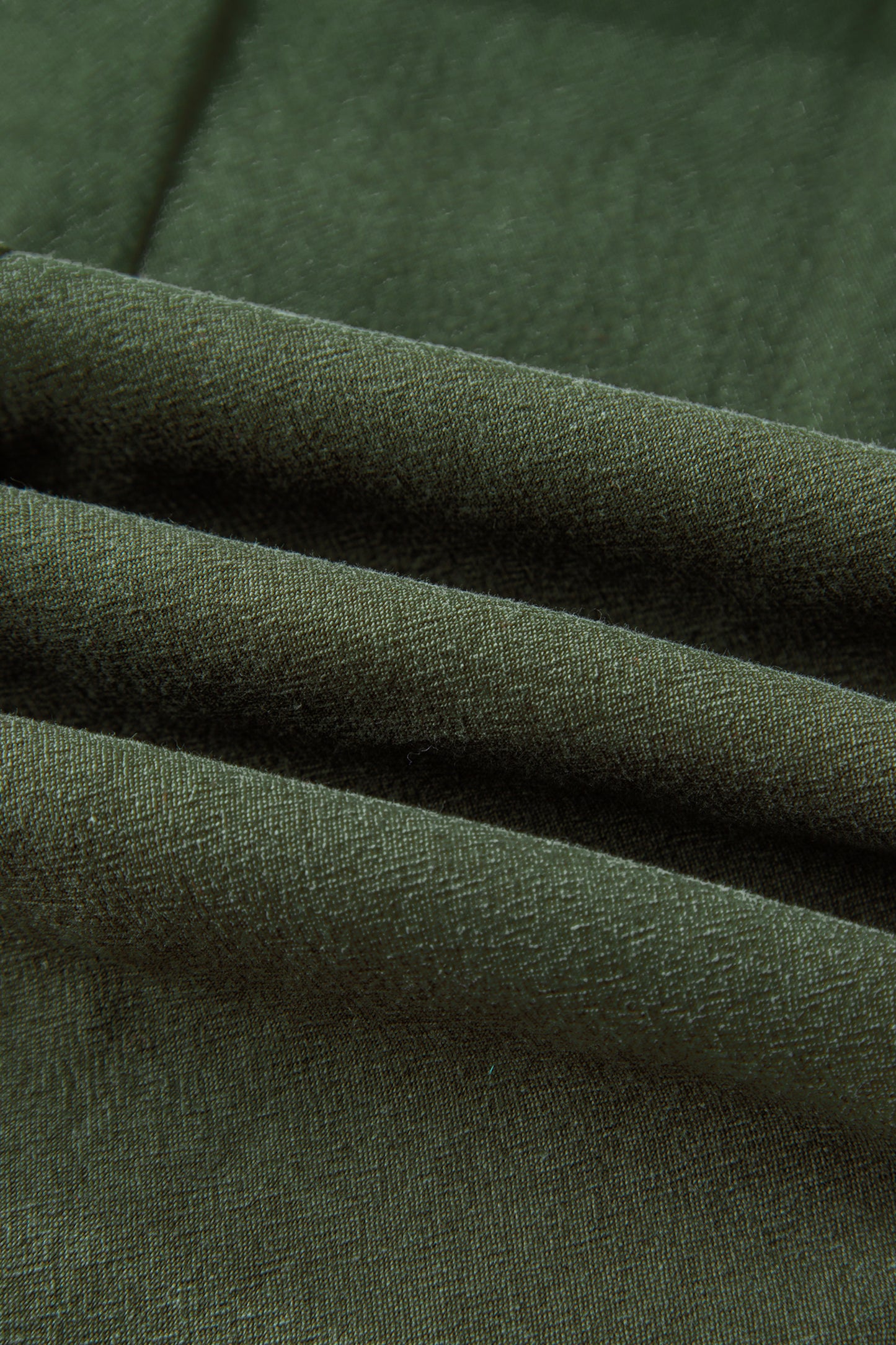 Black Drawstring Elastic Waist Patch Pocket Barrel Leg Casual Pants