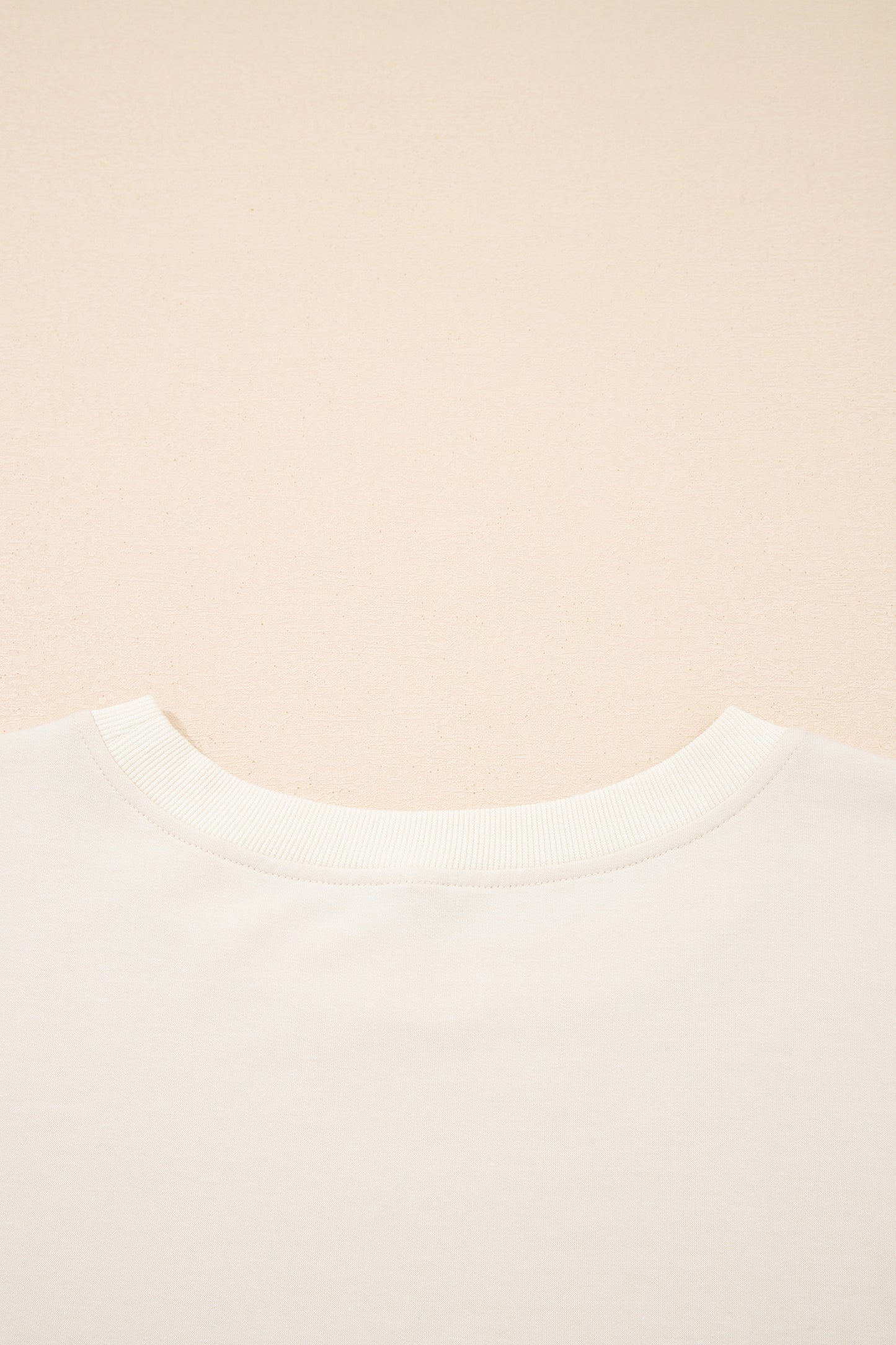 Apricot Camo Print Patchwork Sleeve Raw Hem Plus Size Sweatshirt