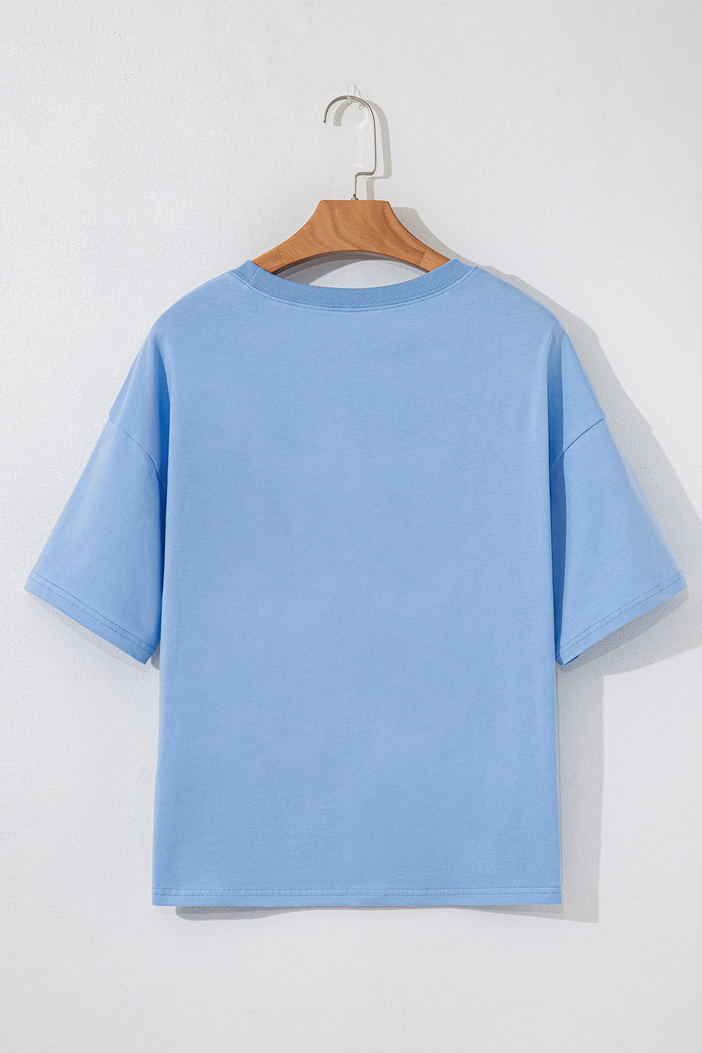 Myosotis Flag Bow Graphic Crewneck Tee