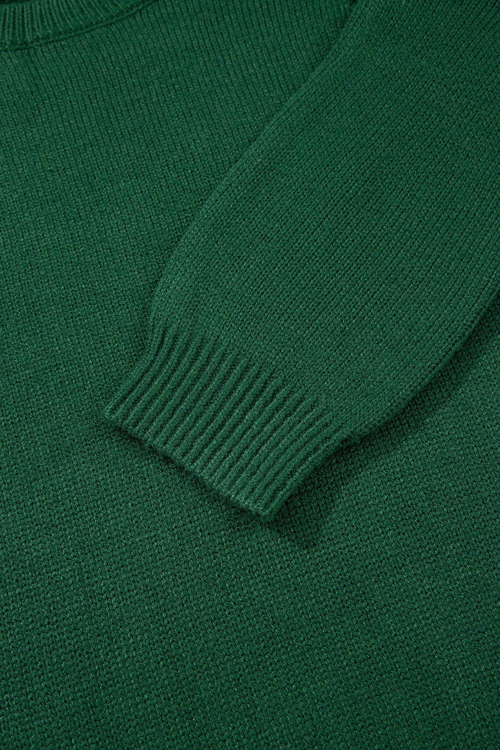 Evergreen Raglan Sleeve Crew Neck Sweater