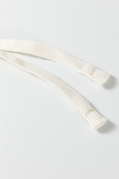 Sky Blue Stripe Drawstring Elastic Waist Casual Denim Shorts