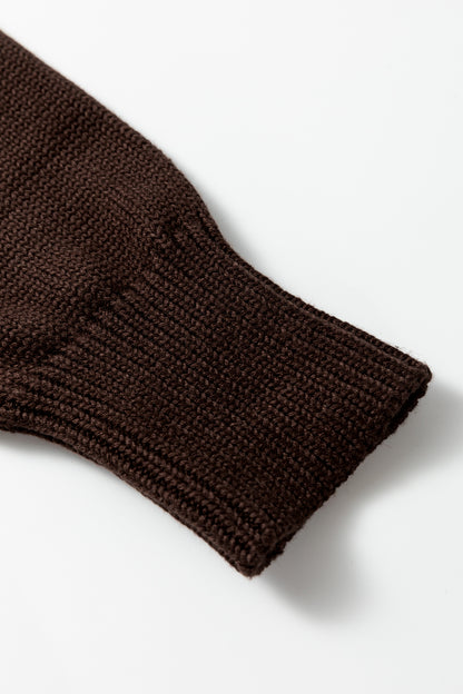 Chicory Coffee Howdy Embroidered Graphic Western Sweater