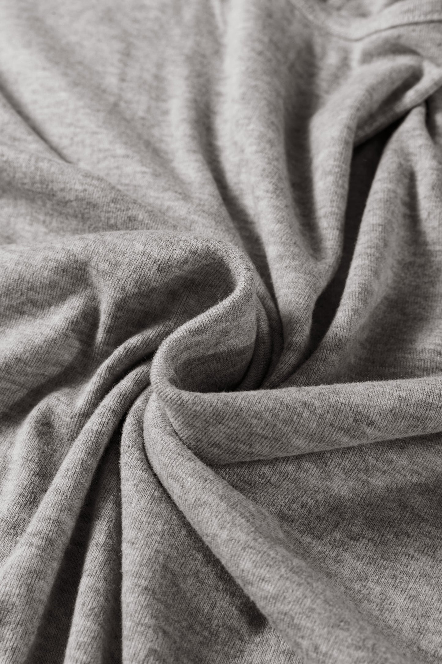 Four Leaf Clover Solid Color Extended Cuffs Long Sleeve Top