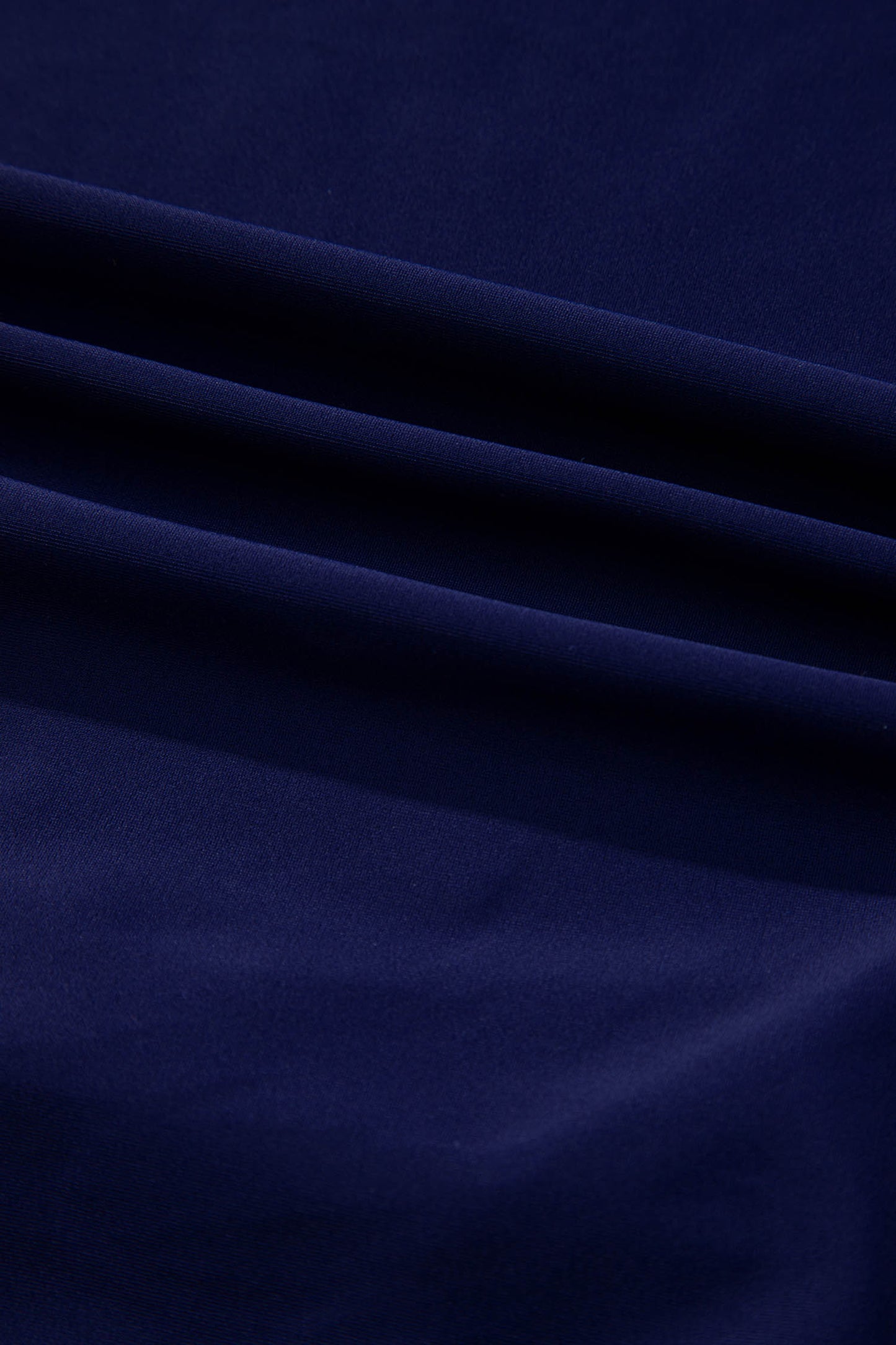 Navy Blue Square Neck Ruched Tommy Control One Piece Swimsuit