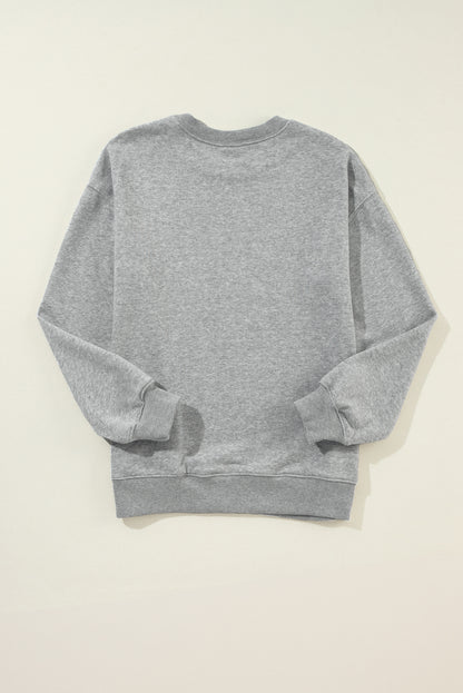Gray Game Day Crew Neck Sweatshirt