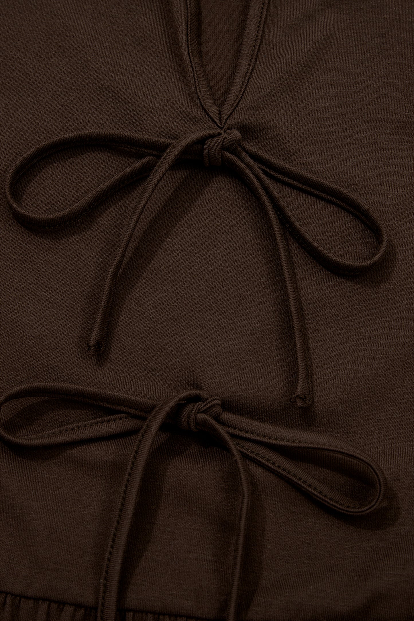 Black Plus Size Solid Color Bow Tie Peplum Tank Top