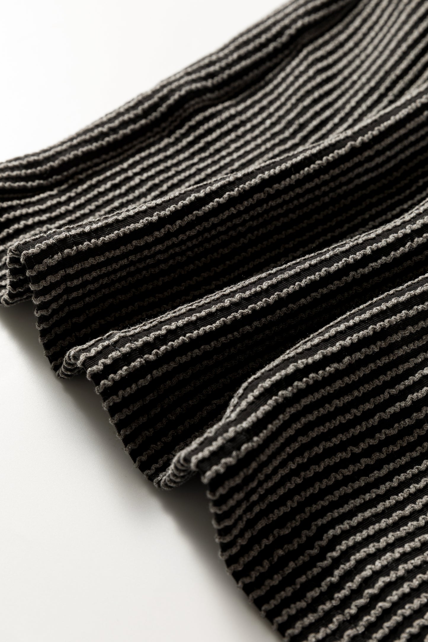 Carbon Grey Twisted Ribbed Dolman Long Sleeve Top