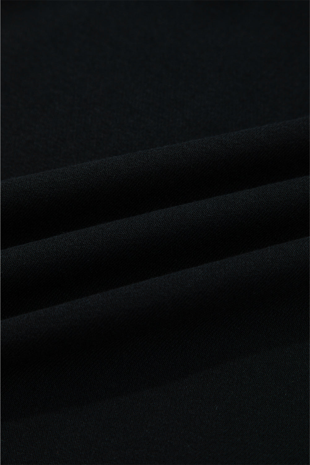 Black Varsity Baseball Bow Graphic Striped Sleeve Baggy Sweatshirt