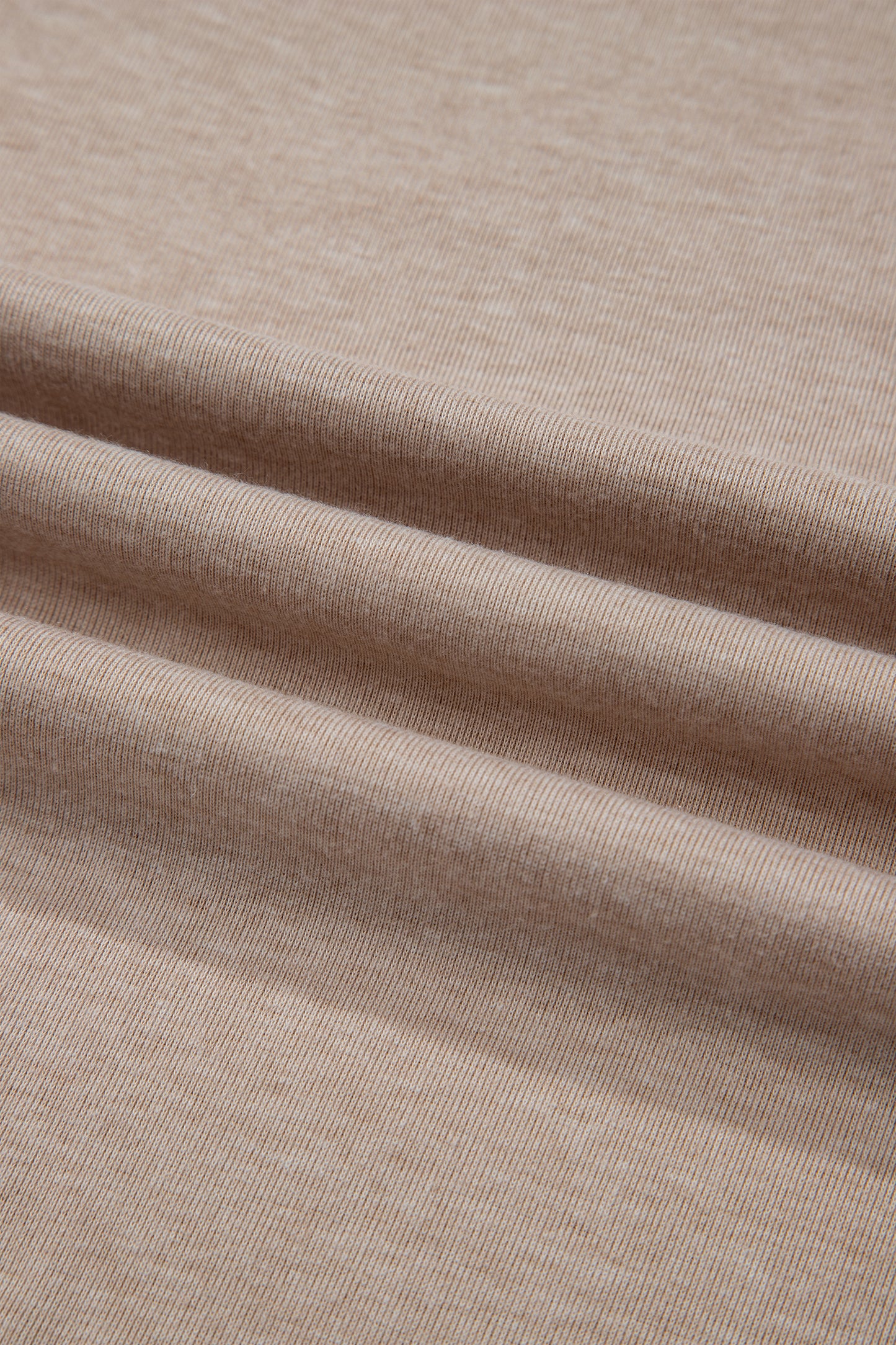 Parchment Granny Square Crochet Detail Loose T Shirt