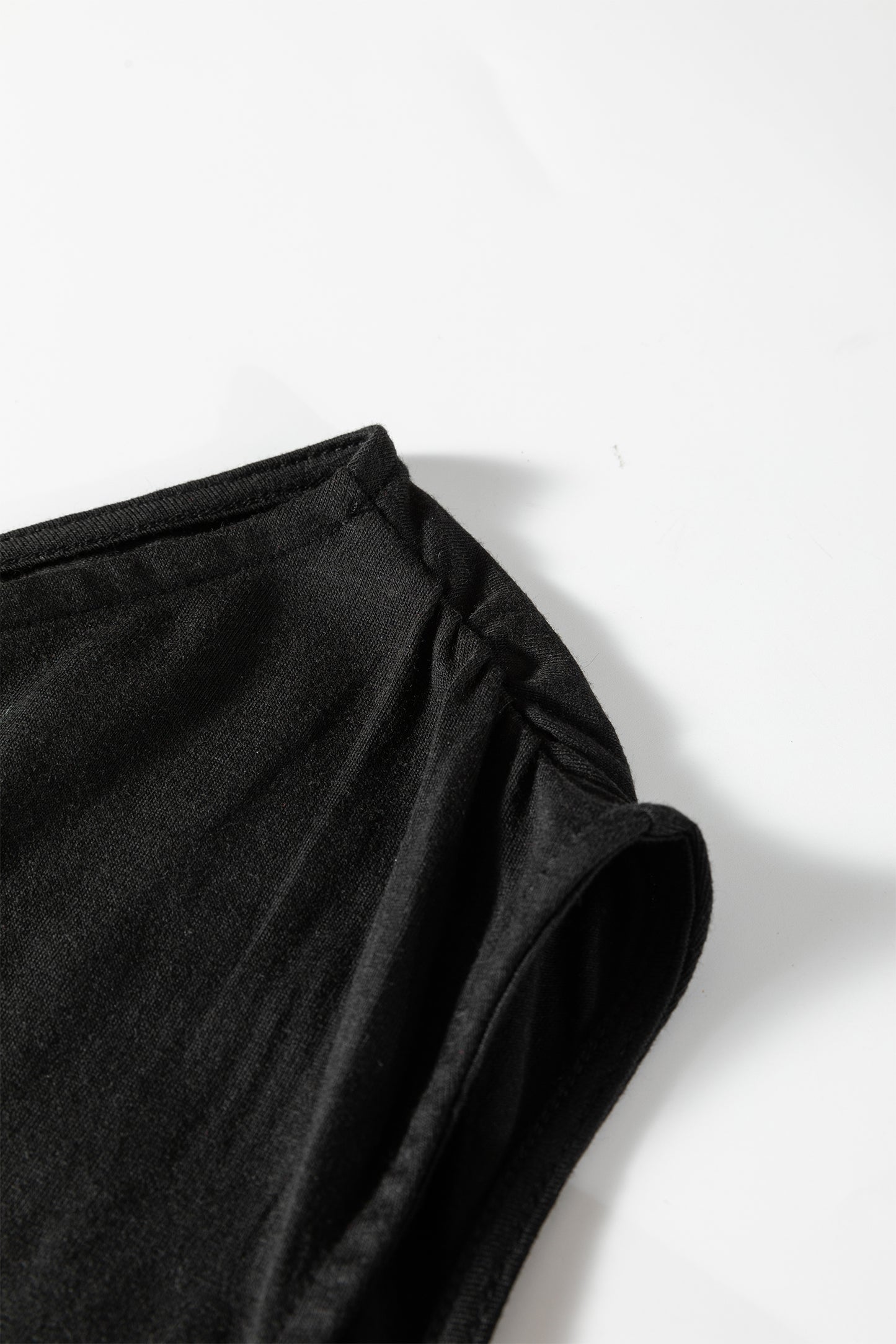 Gossamer Pink Plus Size Solid Color Asymmetric Neck Short Sleeve Blouse