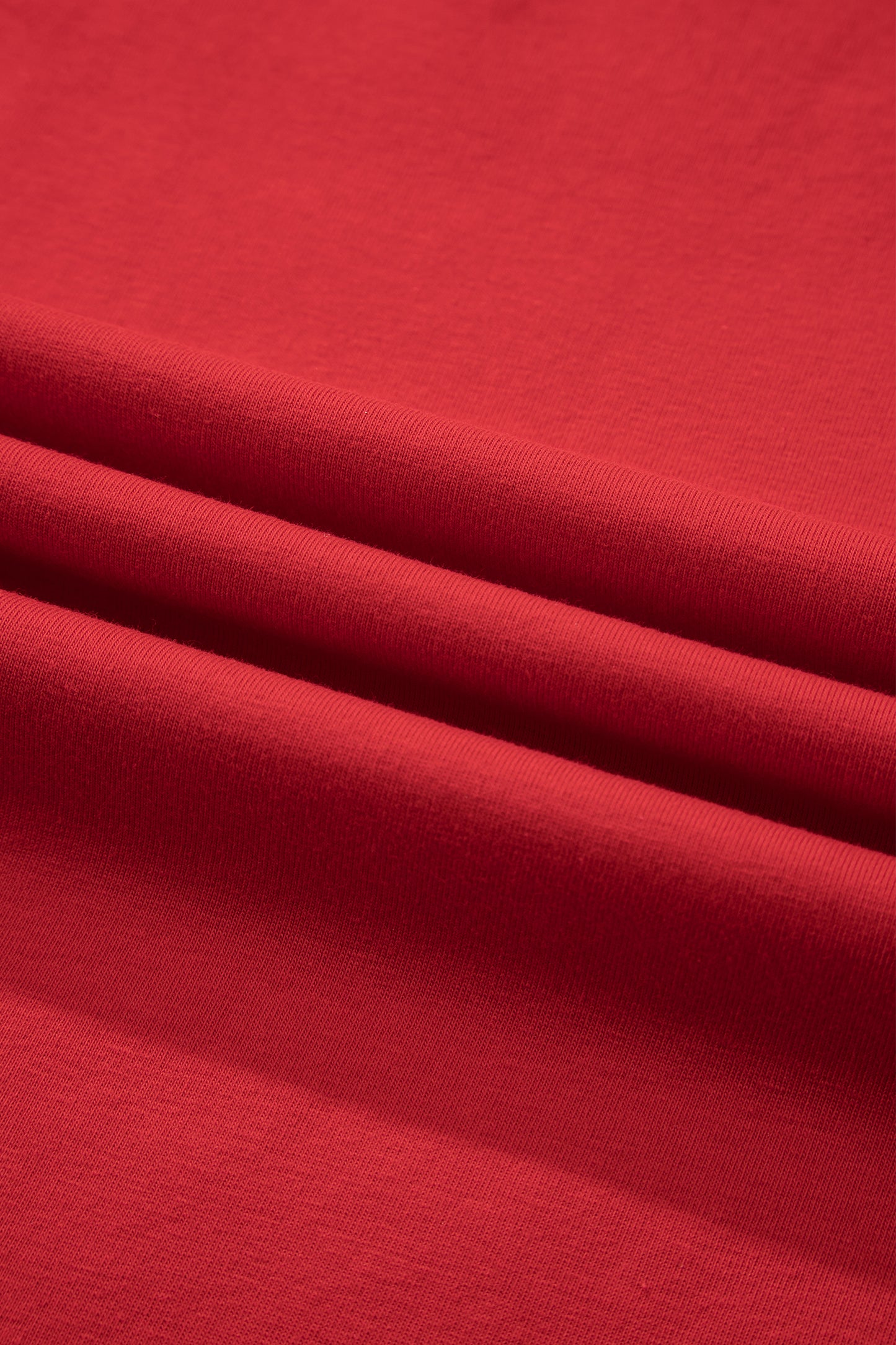 Fiery Red Stars Stripes Short Puff Sleeve Top