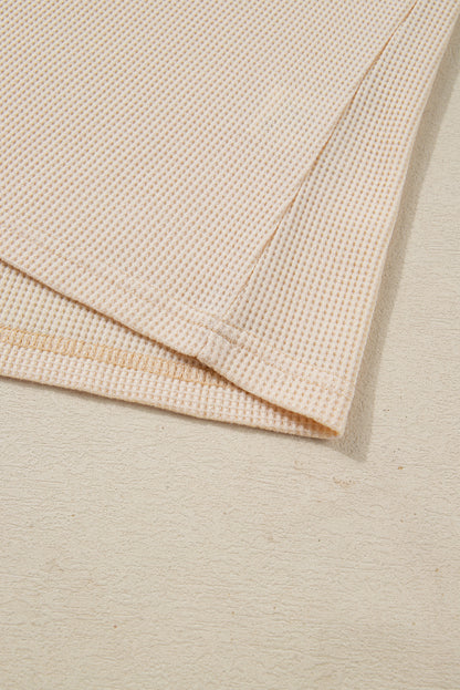 Brown Floral Print Patchwork Color Block Long Sleeve Top