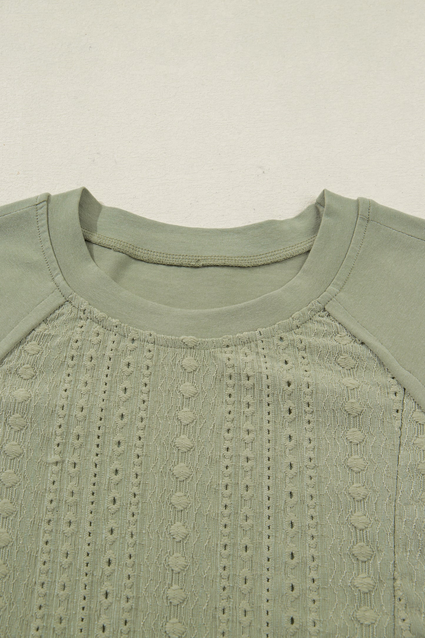 Laurel Green Jacquard Frilled Ruffled Long Sleeve Mini Dress