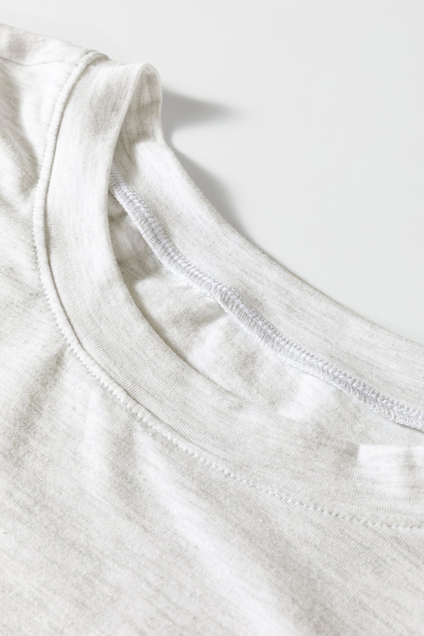 Oatmeal Shirred Cuffs Puff Sleeve Peasant Top