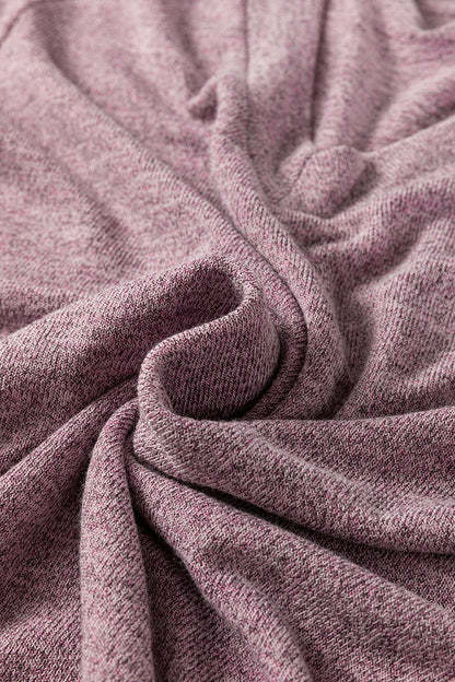 Dark Grey 3pcs V Neck T Shirt Ribbon Knot Pants Open Duster 3pcs Lounge Set