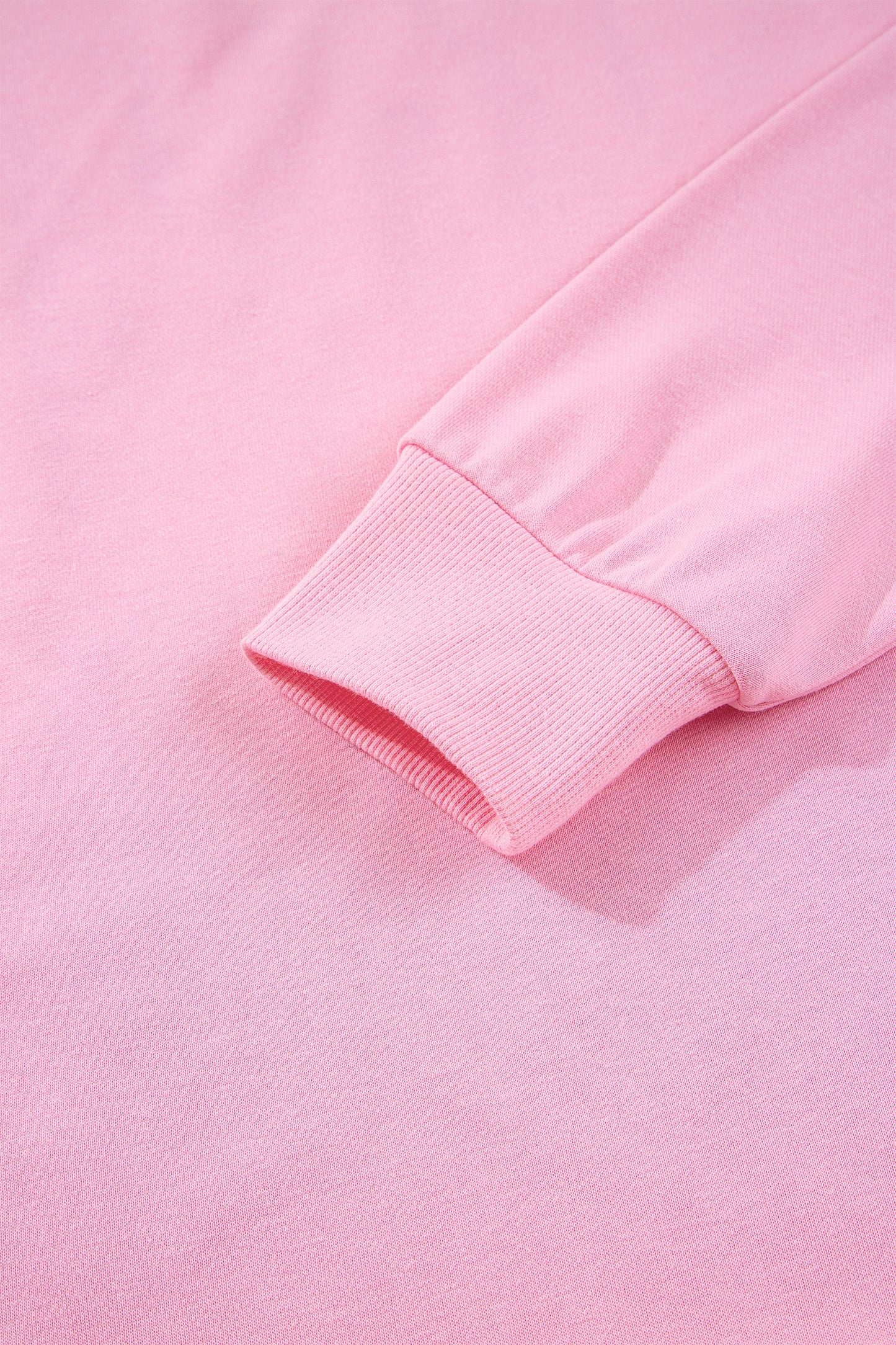 Black Bow Sequin XOXO Letter Graphic Exposed Seam Baggy Sweatshirt