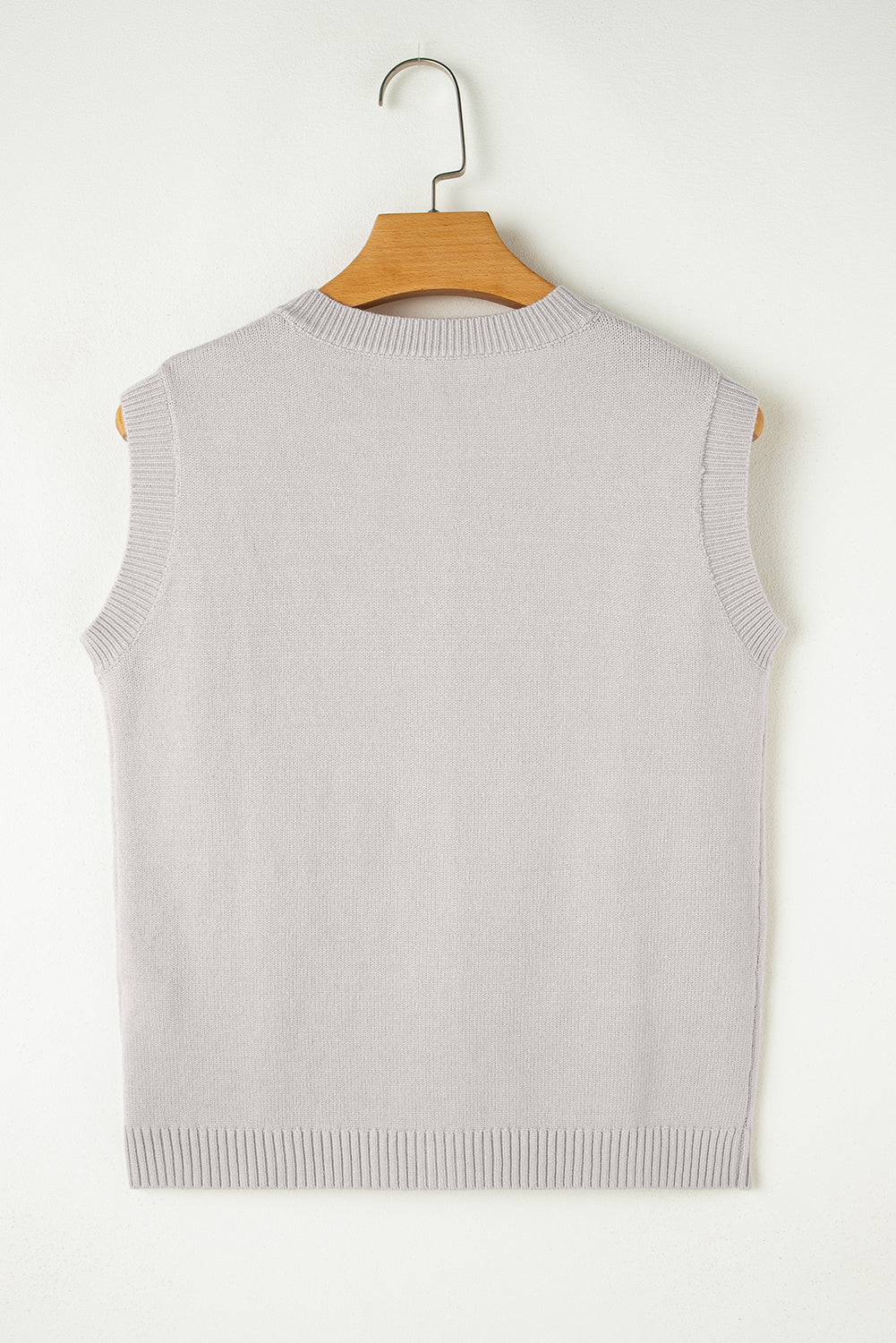 Jet Stream Button Up O Neck Sweater Vest