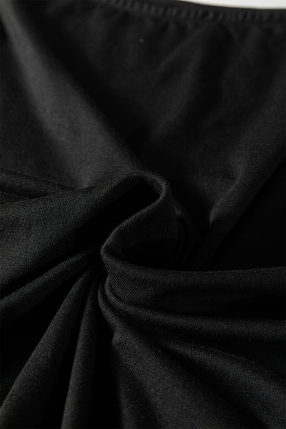 Gossamer Pink Plus Size Solid Color Asymmetric Neck Short Sleeve Blouse