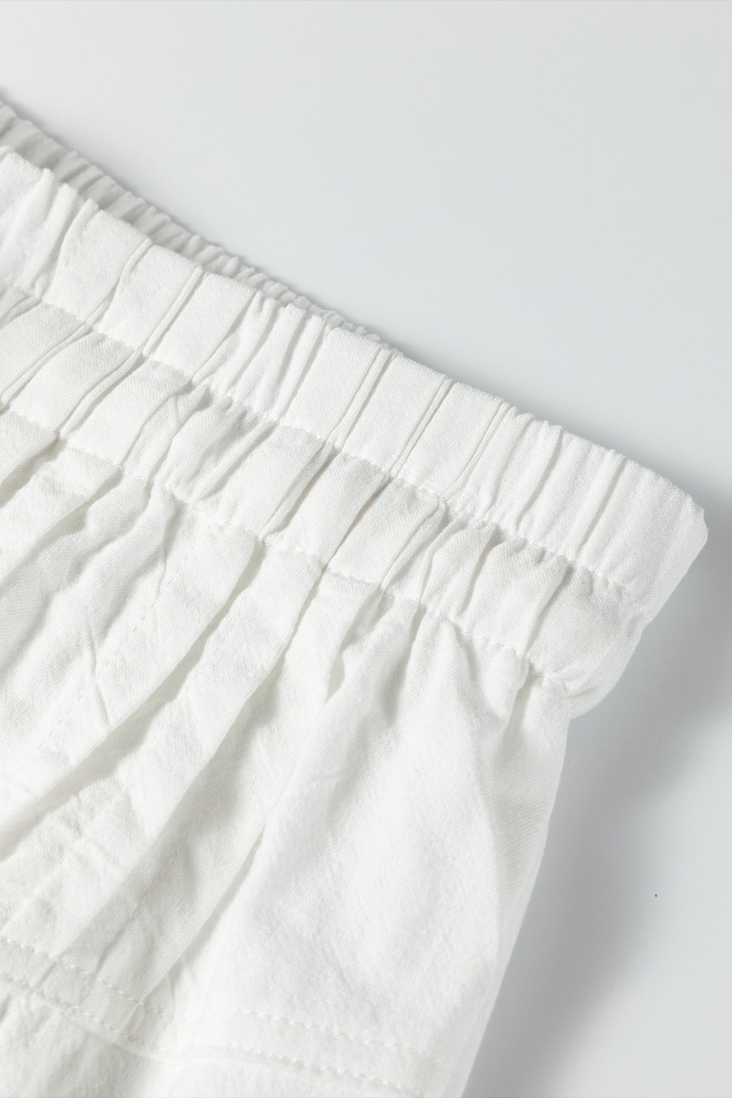 Jet Stream Drawstring Elastic Waist Button Pleated Detail Wide Leg Pants