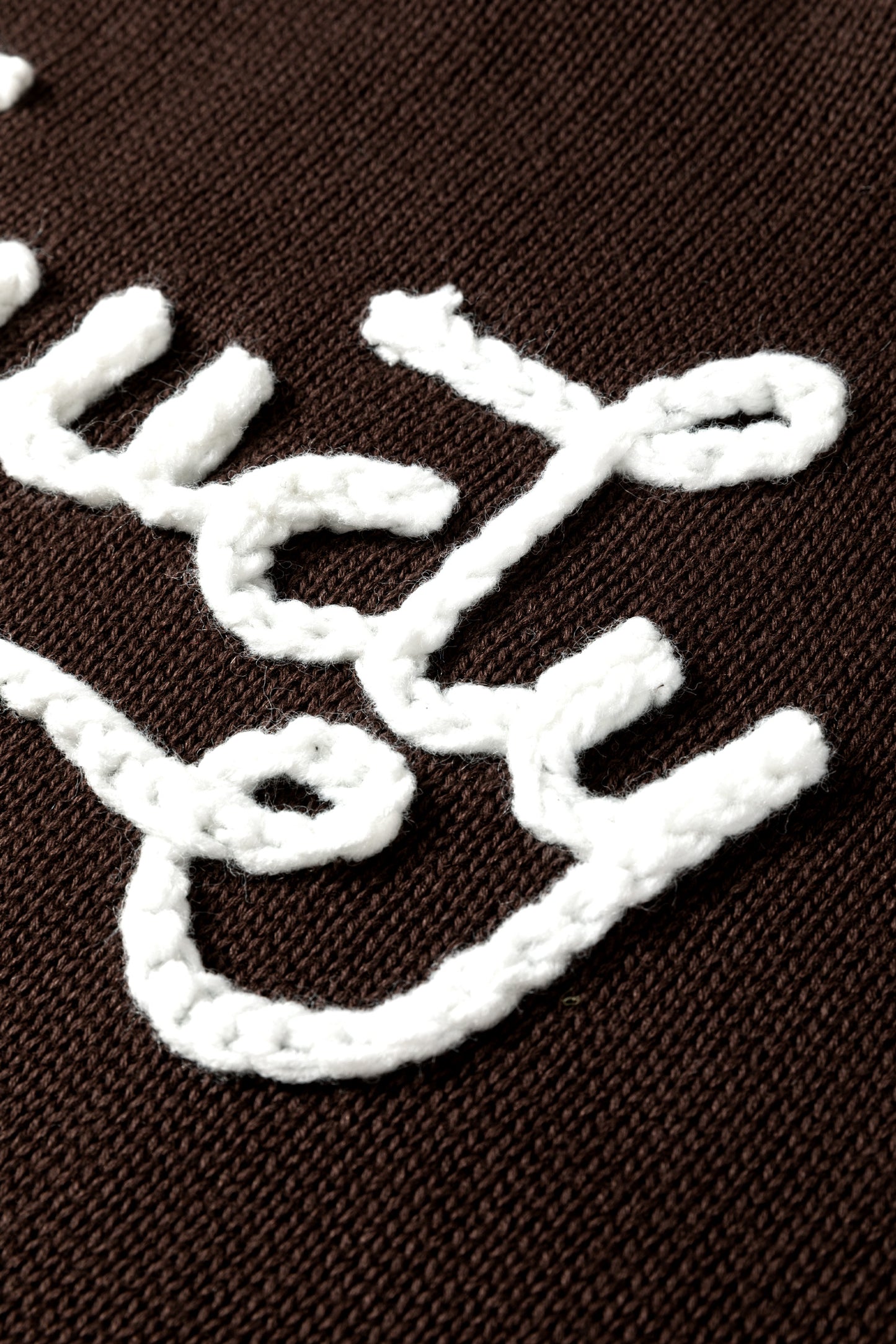 Chicory Coffee Howdy Embroidered Graphic Western Sweater