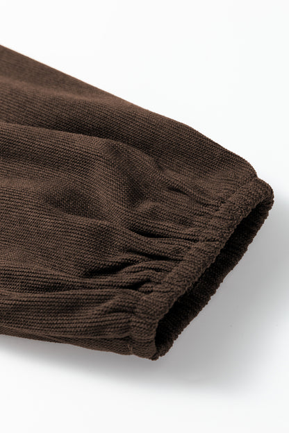 Mist Green Lantern Sleeve Tiered Mini Dress