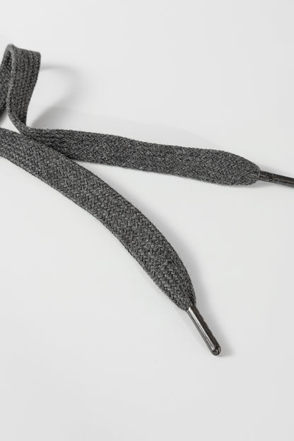 Medium Grey Collared V Neck Pullover Sweatshirt Sweatpants Set